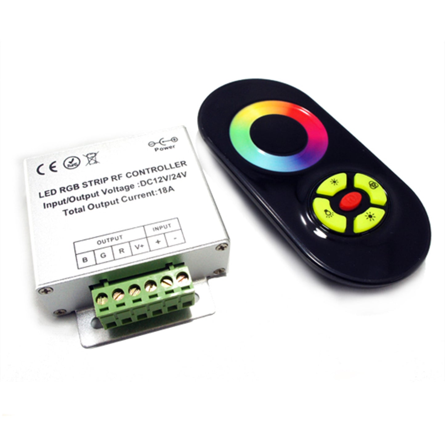 RF TOUCH PANEL WIRLESS REMOTE CONTROLLER FOR RGB LED STRIP LIGHT DC 12V/24V 18A