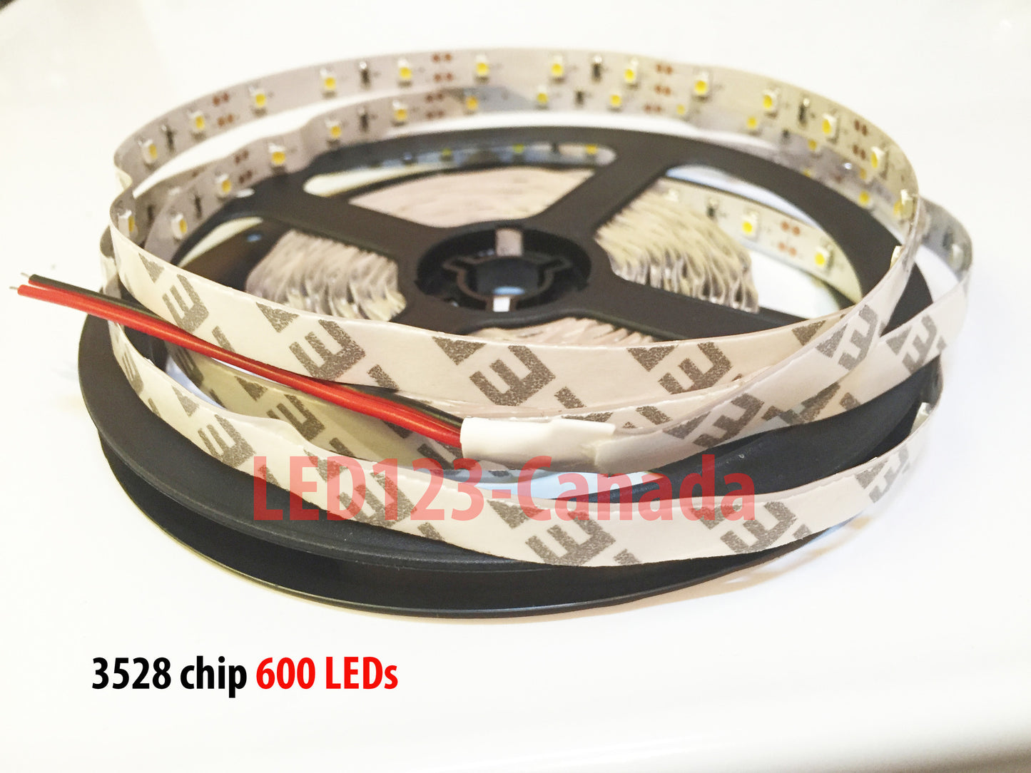 3528 FLIXABLE STRIP LED LIGHTS 16.4ft/5M 600 LEDs/ Epistar chip/Pure white 5000K