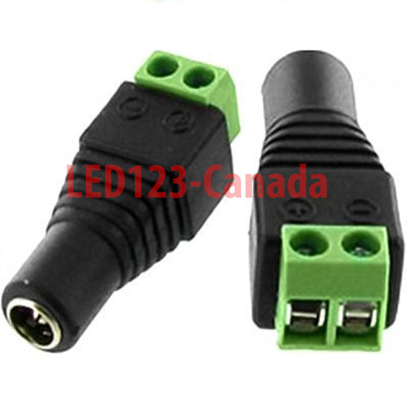 Power supply to wire Connector 5.5x2.1mm