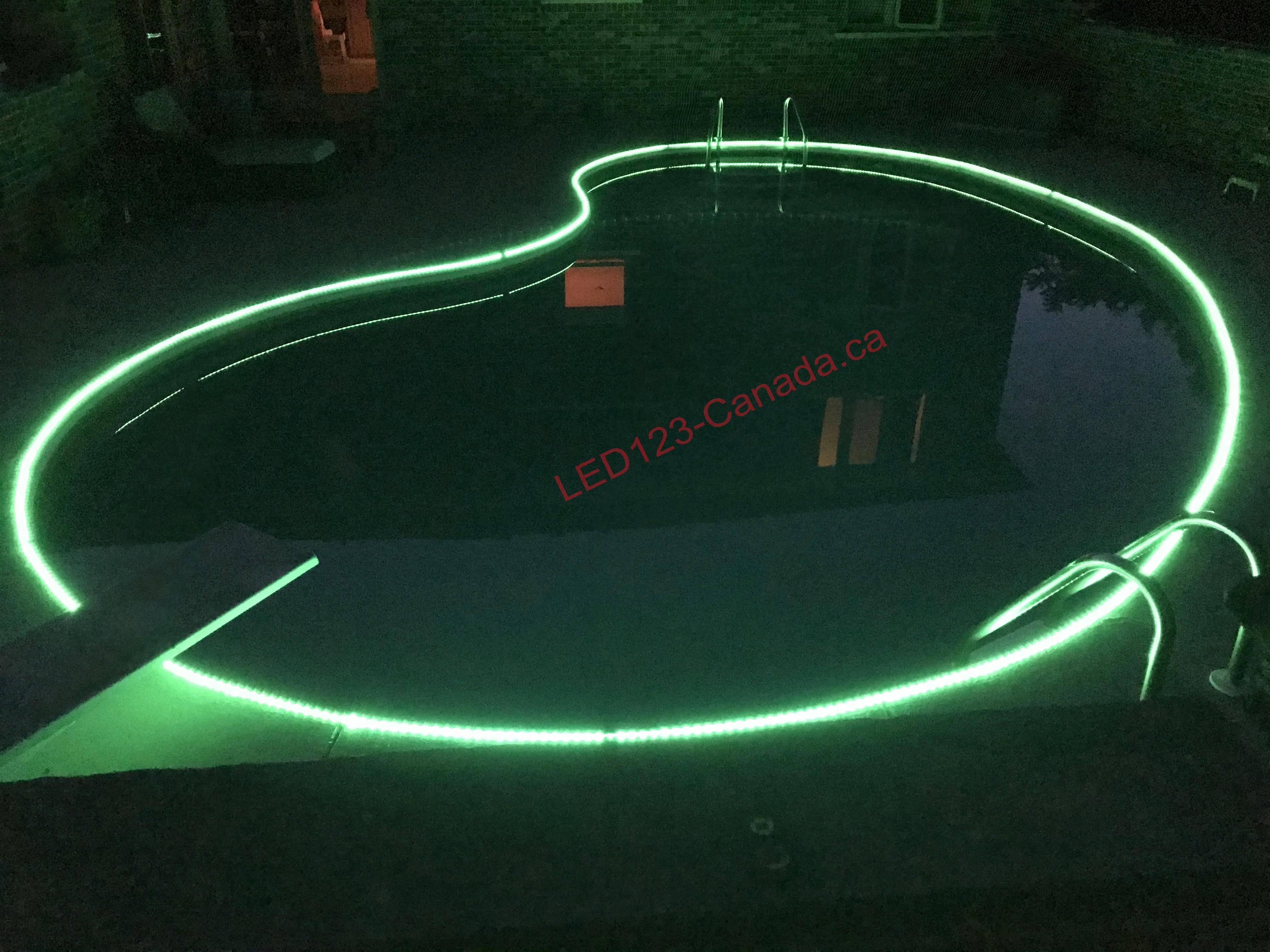 WATERPROOF LED FLEXIBLE STRIP FOR SWIMMING POOL FOUNTAIN LIGHTS