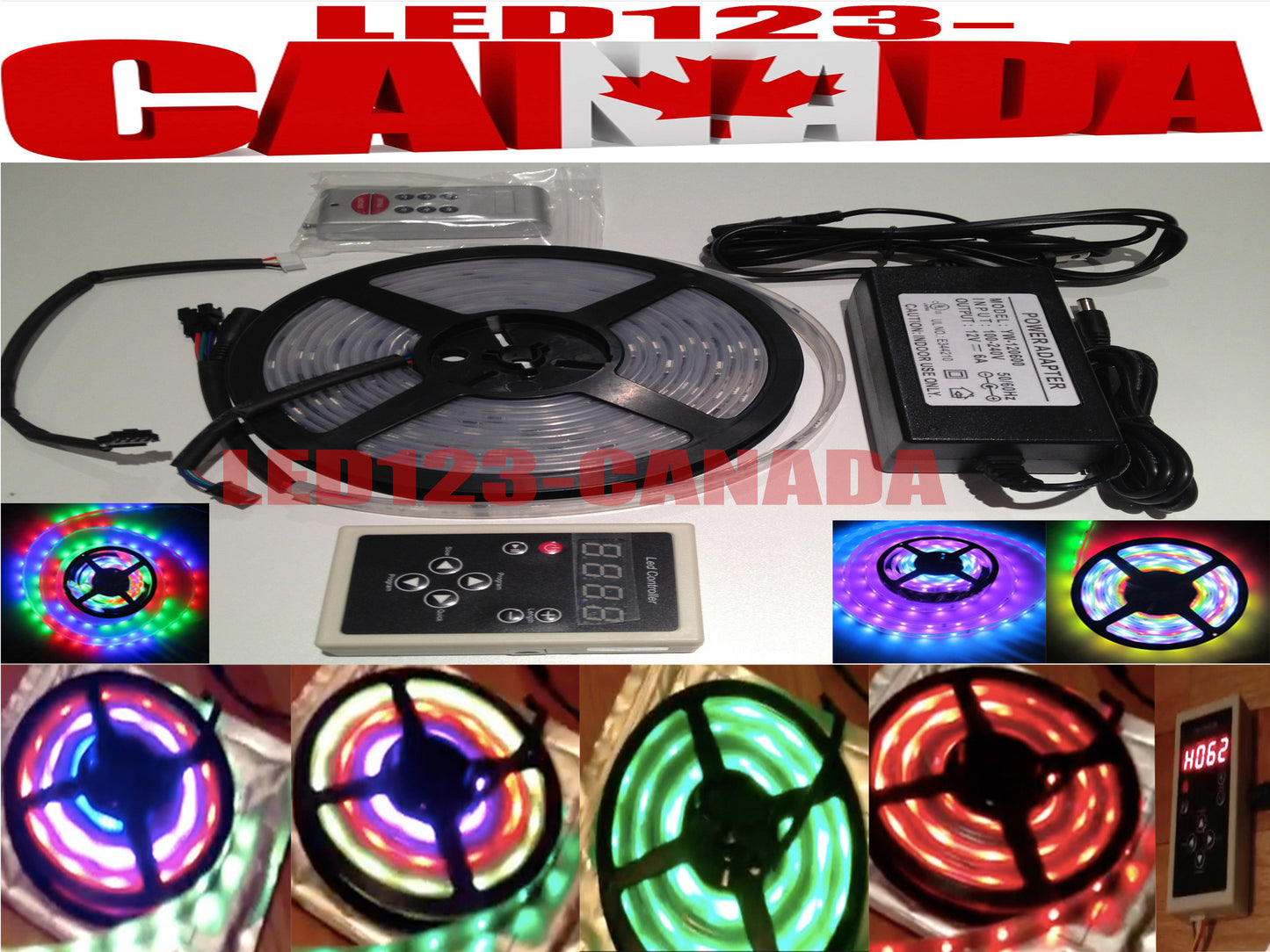 RGB dream color complete set 5M/16.4 feet with controller and power supply