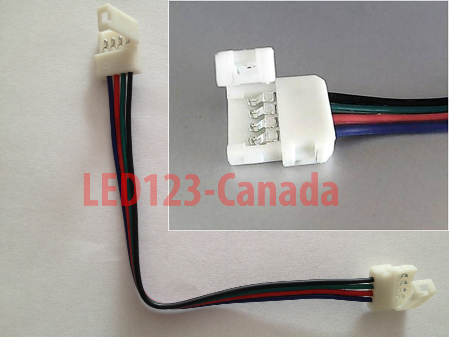 RGB 5050 Corner/Right angle connector 10mm/Solderless