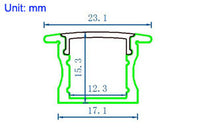 LED aluminum profile model number LED123-003